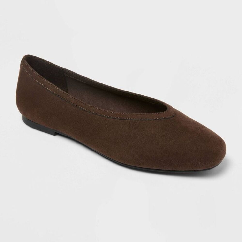 Women�s Sammie Ballet Flats with Memory Foam Insole � A New day Brown 11